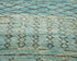10 Feet Moroccan Blue Hand Woven Wool Runner Rug